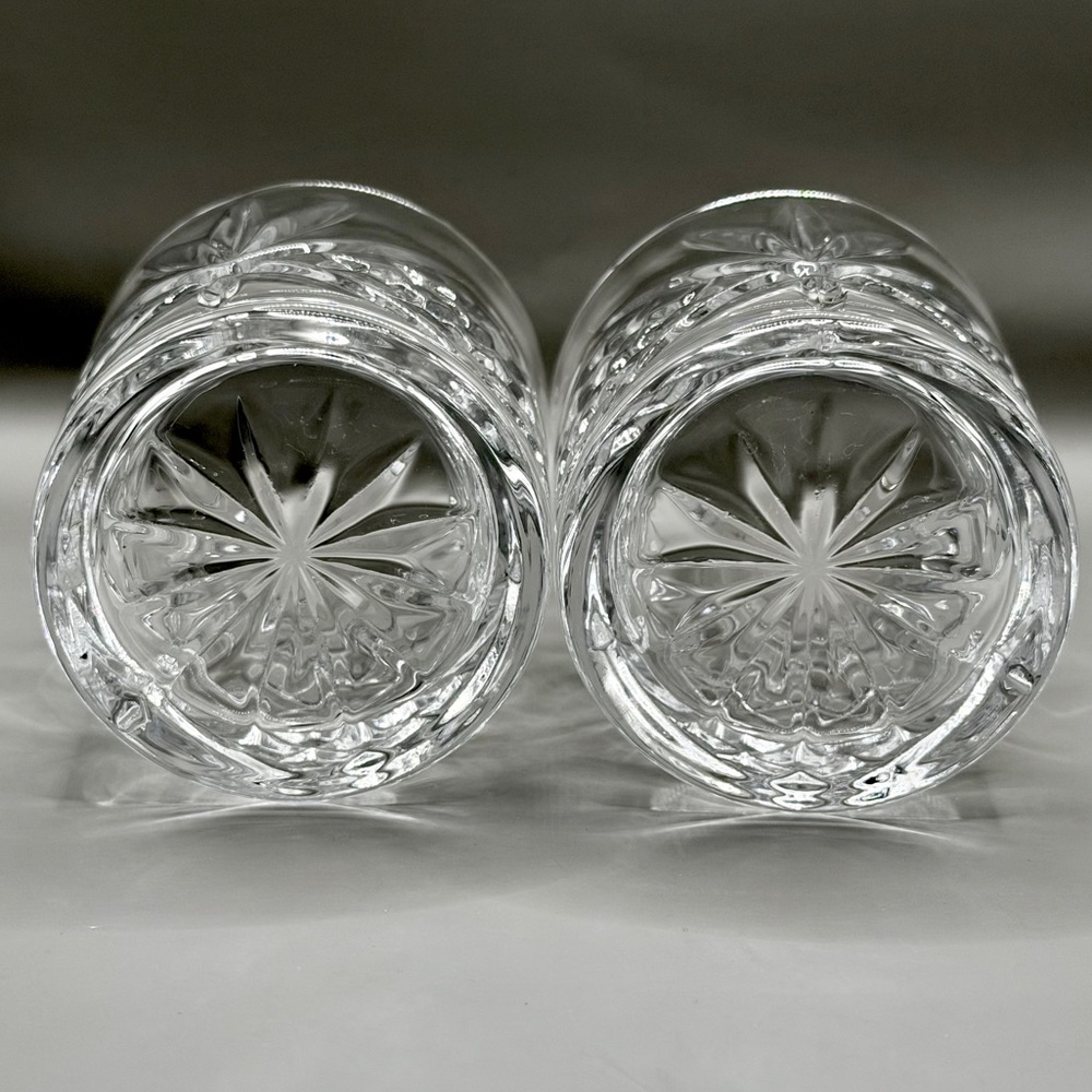 Cristal d'Arques Masquerade 4" Double Old Fashioned Glasses - France Set of 2 - Picture 4 of 4